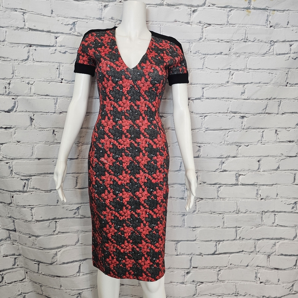 Just Cavalli Berry Sheath Dress